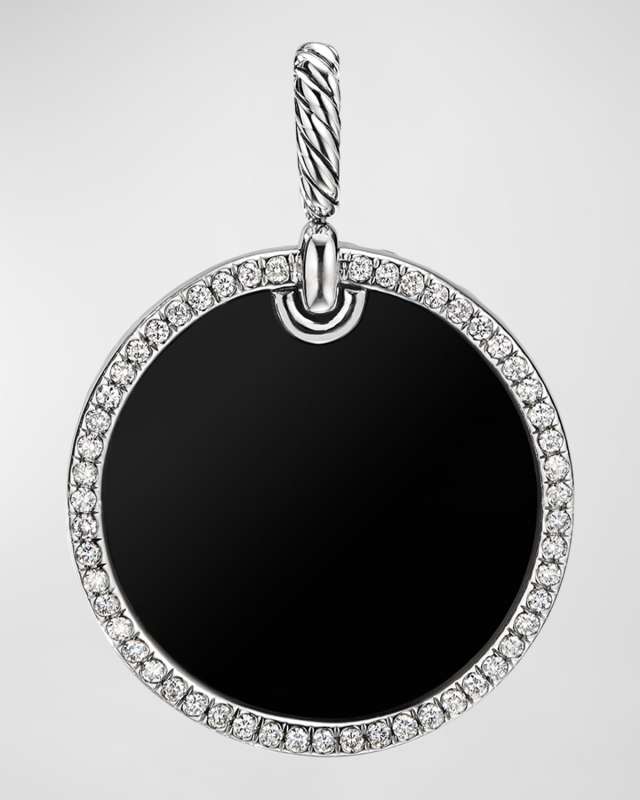 24mm DY Elements Pendant with Diamonds in Silver